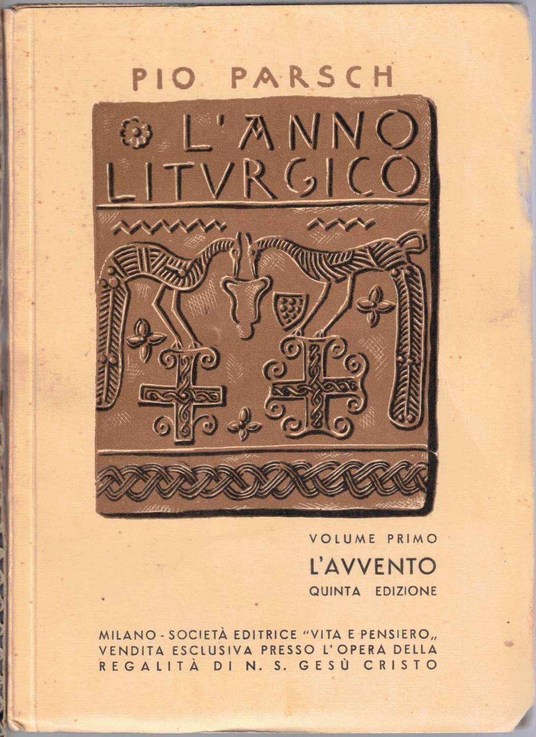 Parsch, L’anno liturgico, voll. I, II, V, VI (4 voll.)