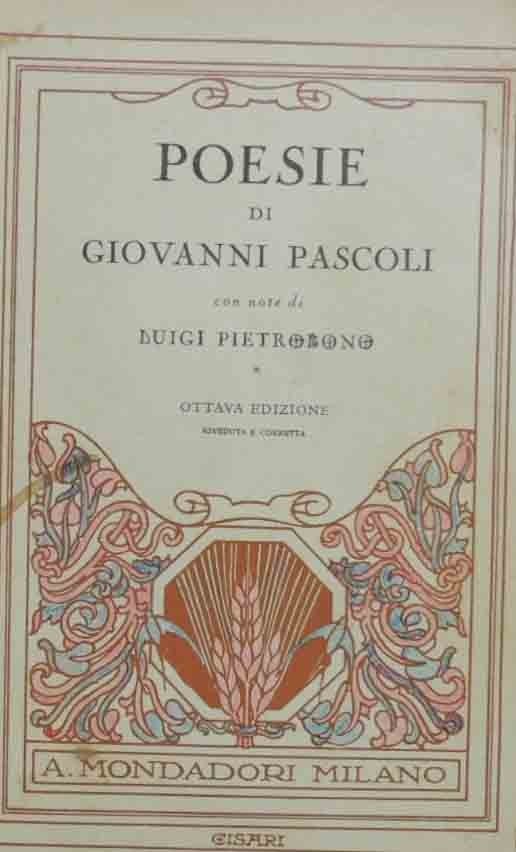 Pascoli, Poesie, con note di Pietrobono