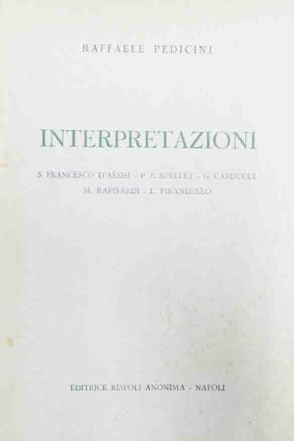 Pedicini, Interpretazioni