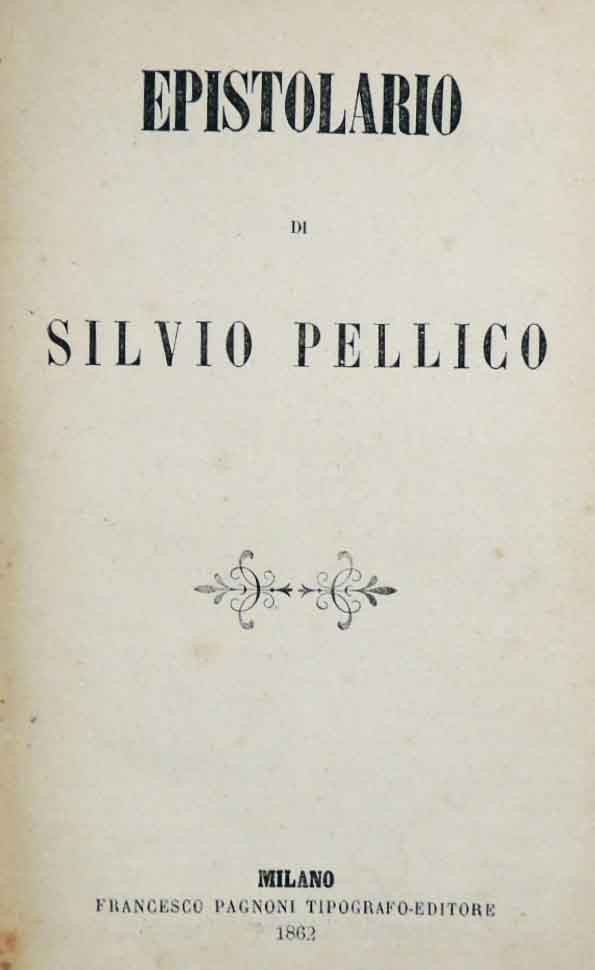 Pellico, Epistolario