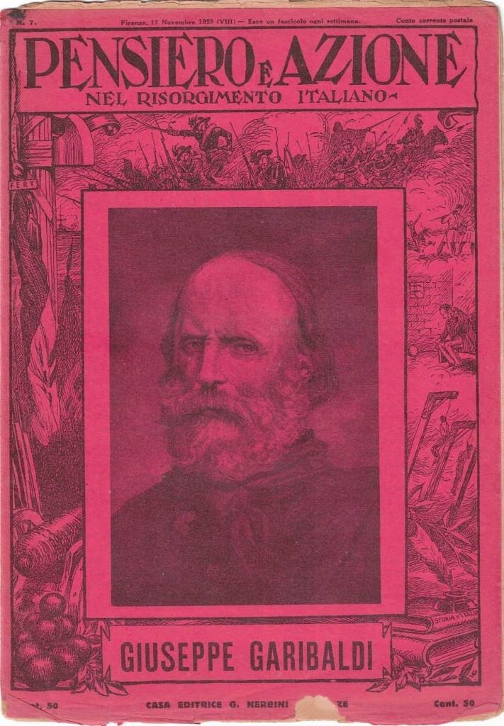 Pensiero e azione nel Risorgimento italiano, n. 7, 17 novembre …