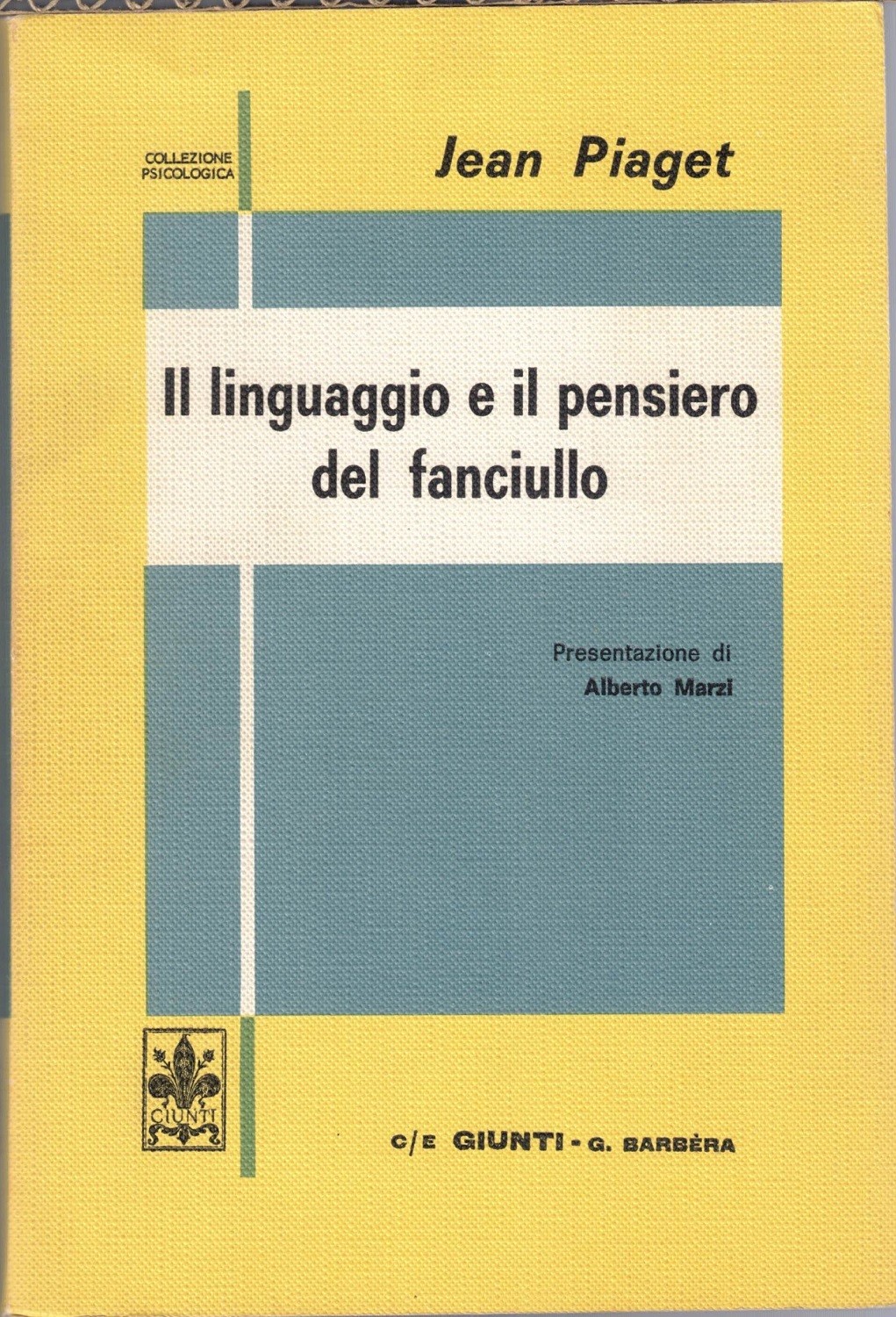 Piaget, Il linguaggio e il pensiero del fanciullo