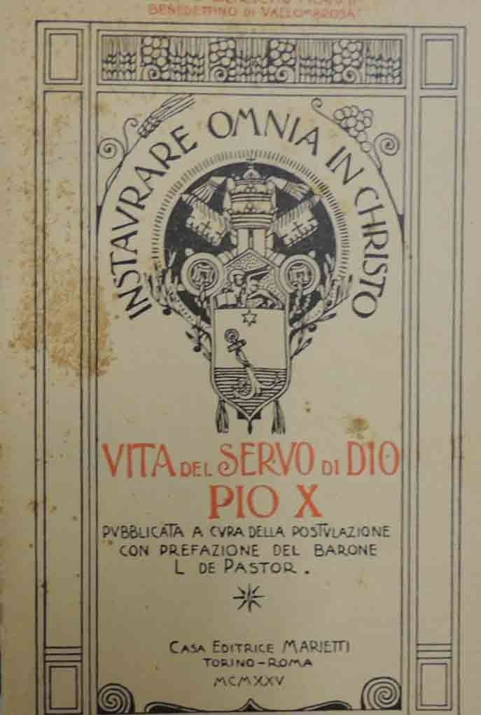 Pierami, Vita del servo di Dio Pio X