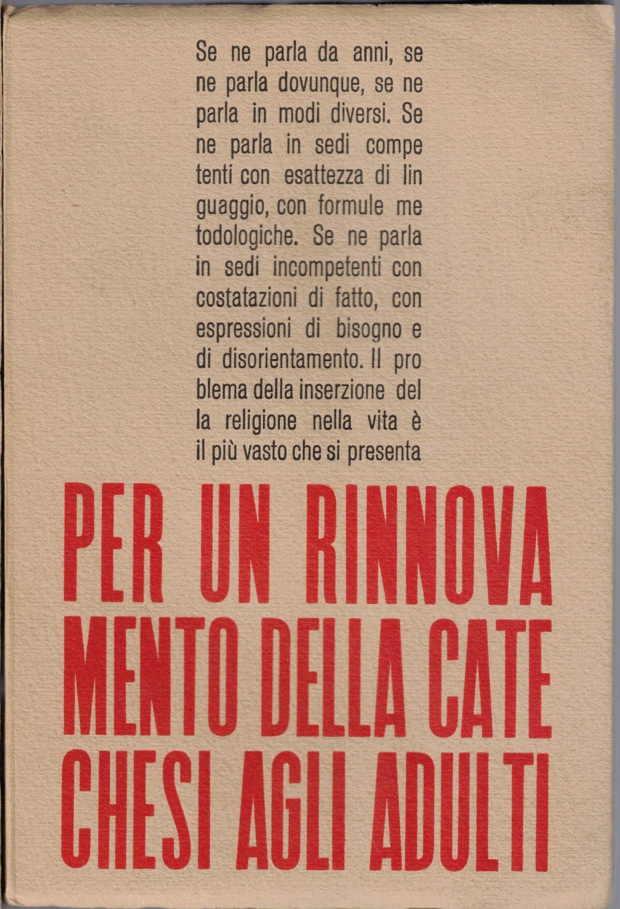Pignatiello, Per un rinnovamento della catechesi agli adulti