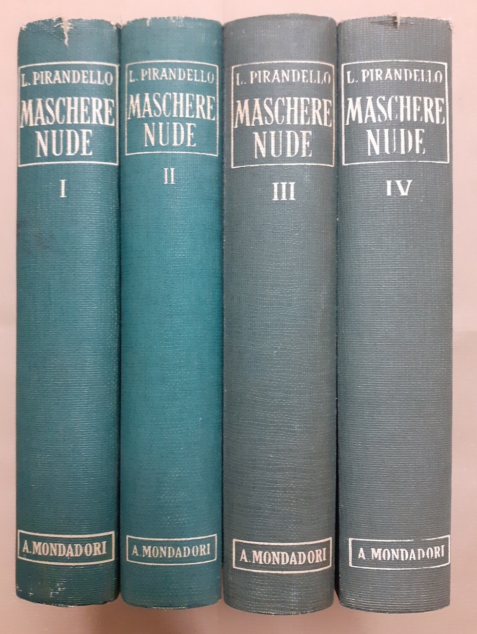 Pirandello, Maschere nude, 4 voll.