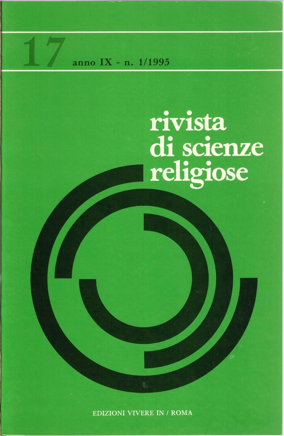 Pontificio Seminario Regionale Pio XI – Molfetta, Rivista di scienze …