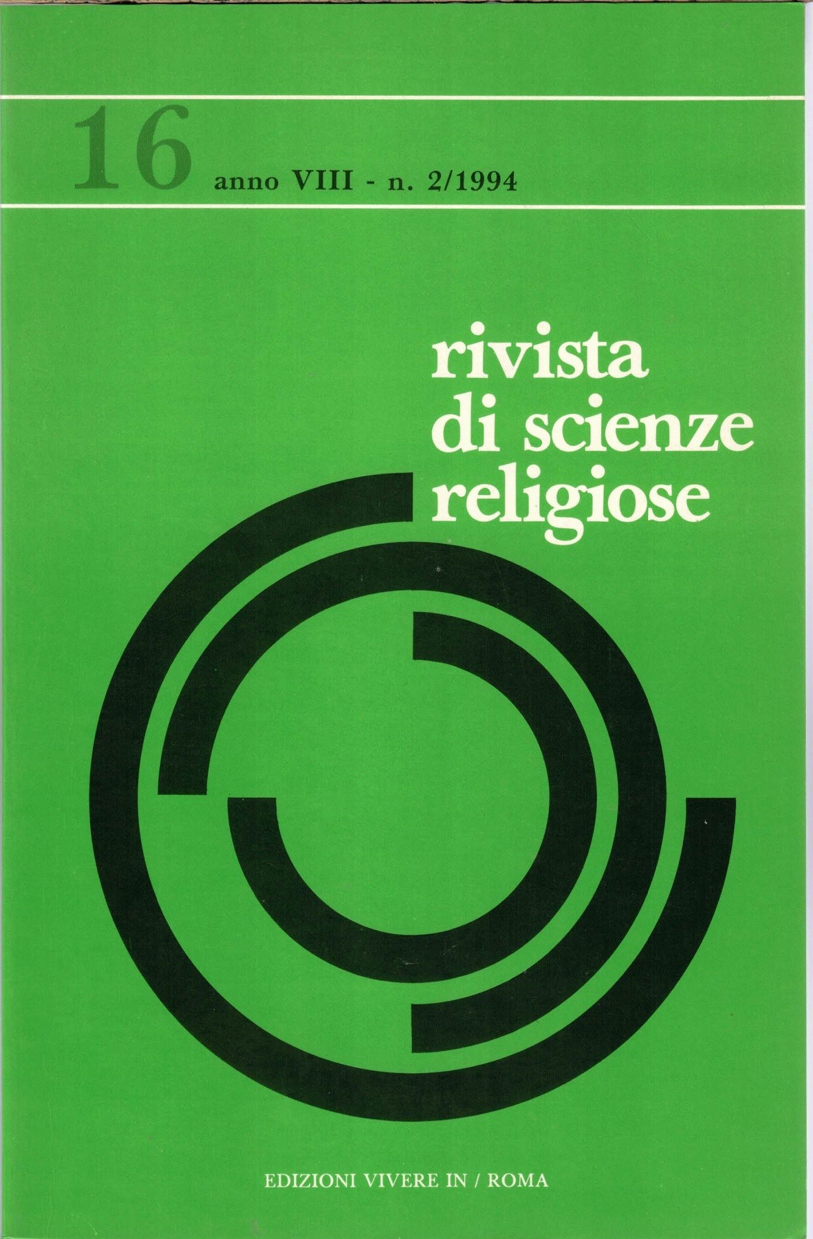 Pontificio Seminario Regionale Pio XI – Molfetta, Rivista di scienze …