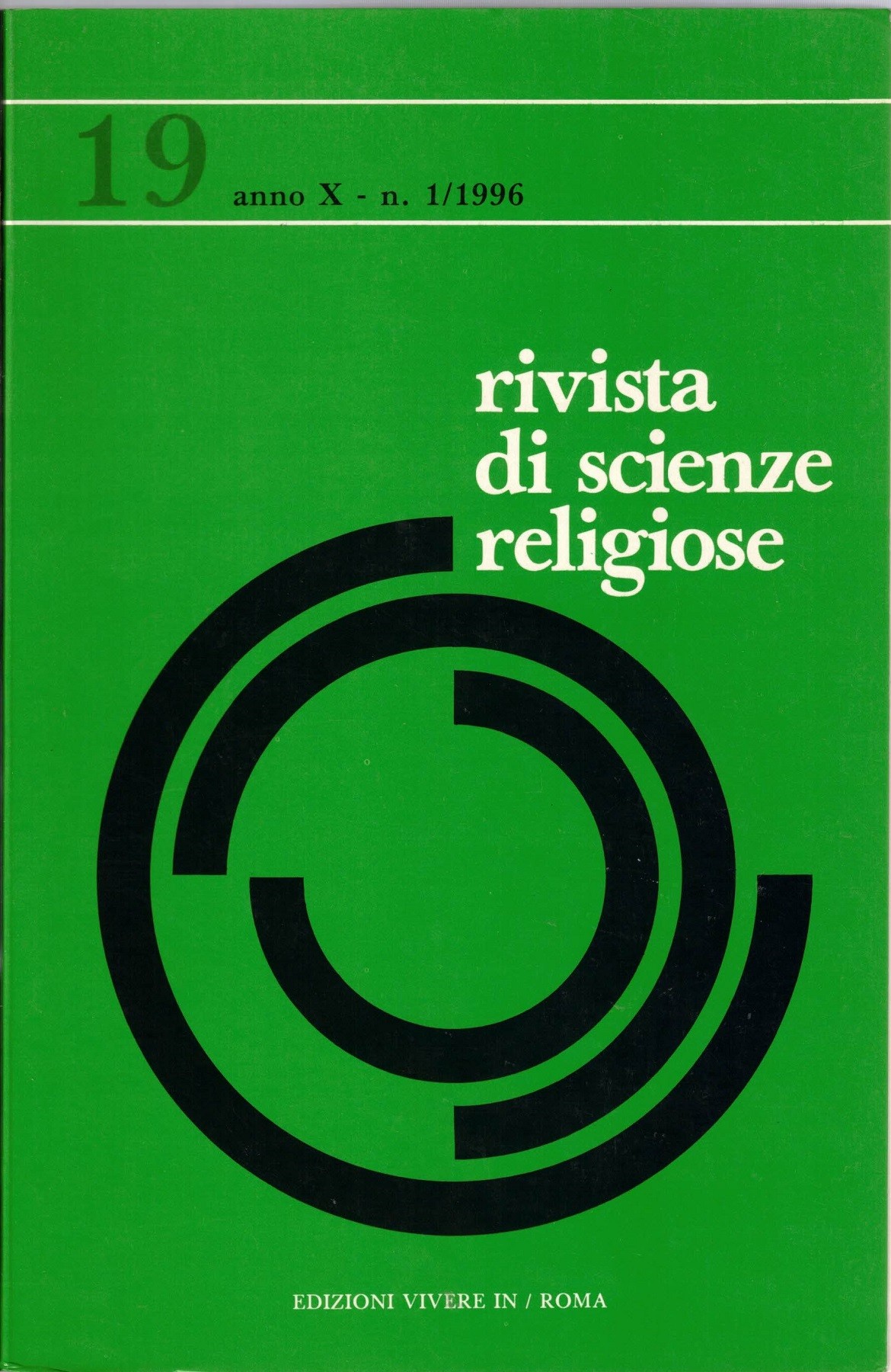 Pontificio Seminario Regionale Pio XI – Molfetta, Rivista di scienze …