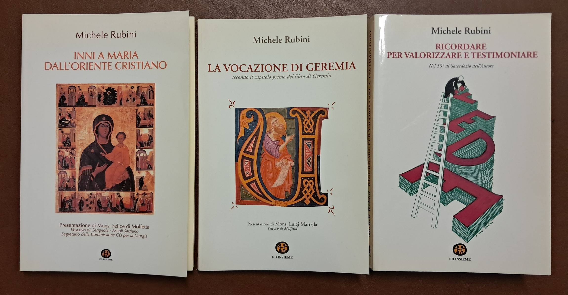 Rubini, Trilogia vocazionale, Ed Insieme, 2003, 3 voll.