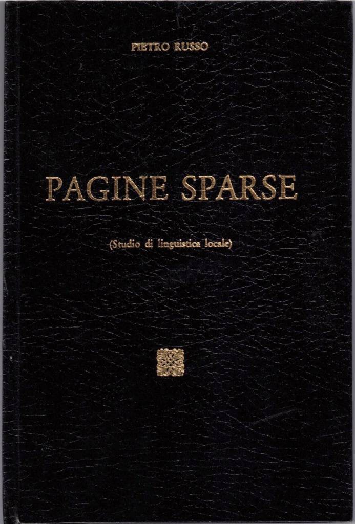 Russo, Pagine sparse. (Studio di linguistica locale)