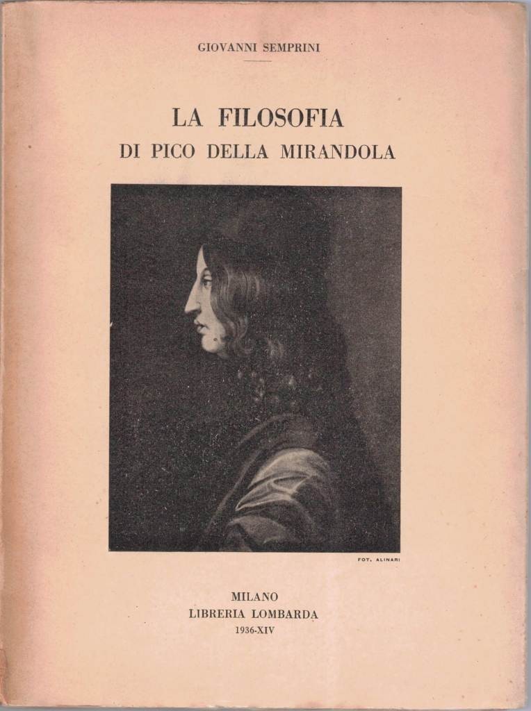 Semprini, La filosofia di Pico della Mirandola