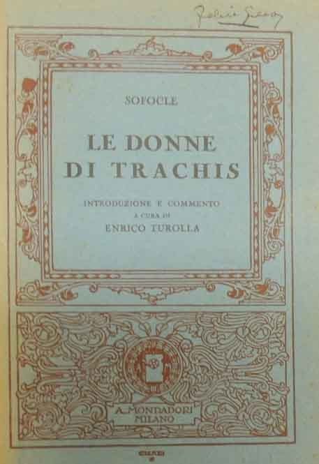 Sofocle, Le donne di Trachis