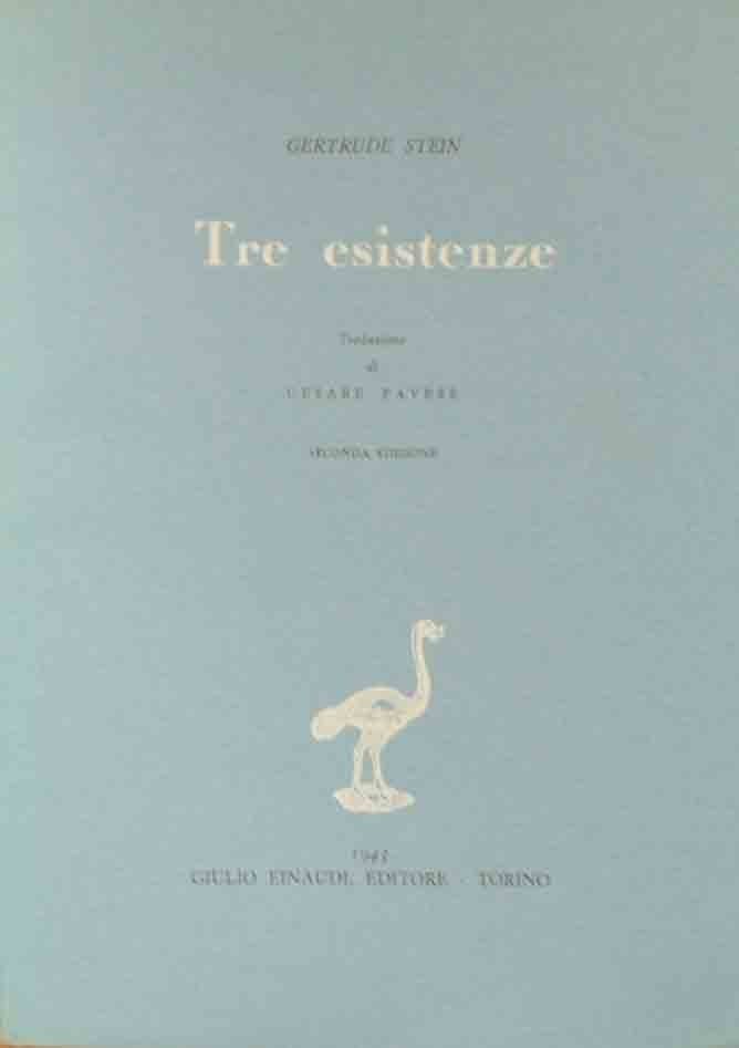 Stein, Tre esistenze, traduzione di Pavese