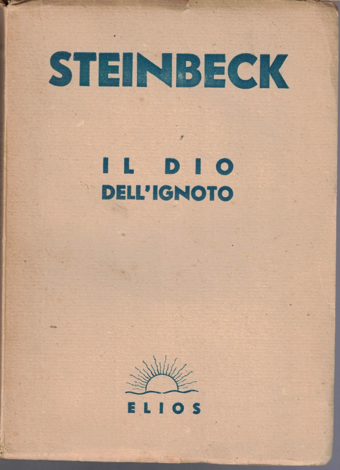 Steinbeck, Il Dio dell’ignoto