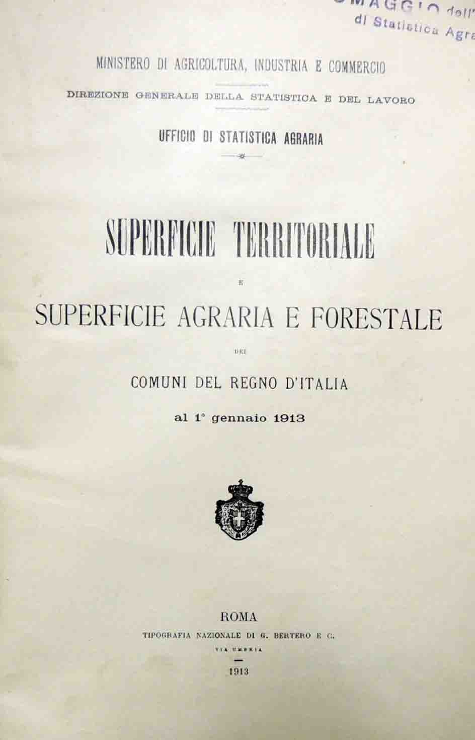 Superficie territoriale e superficie agraria e forestale dei comuni del …