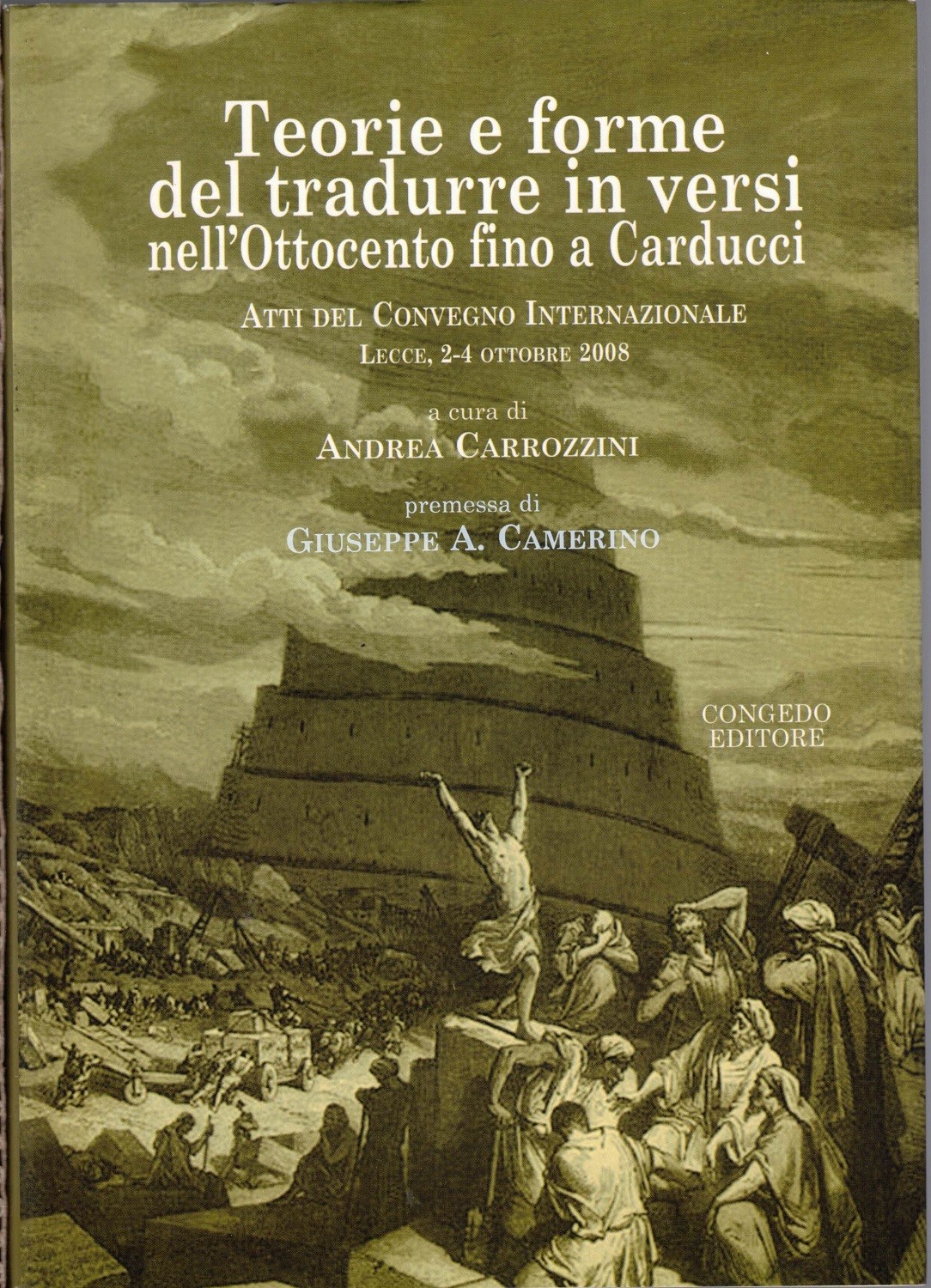 Teorie e forme del tradurre in versi nell’Ottocento fino a …