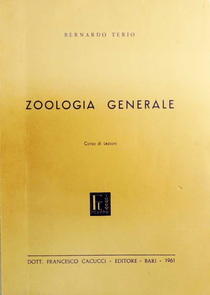 Terio, Corso di lezioni di zoologia generale. Ad uso degli …