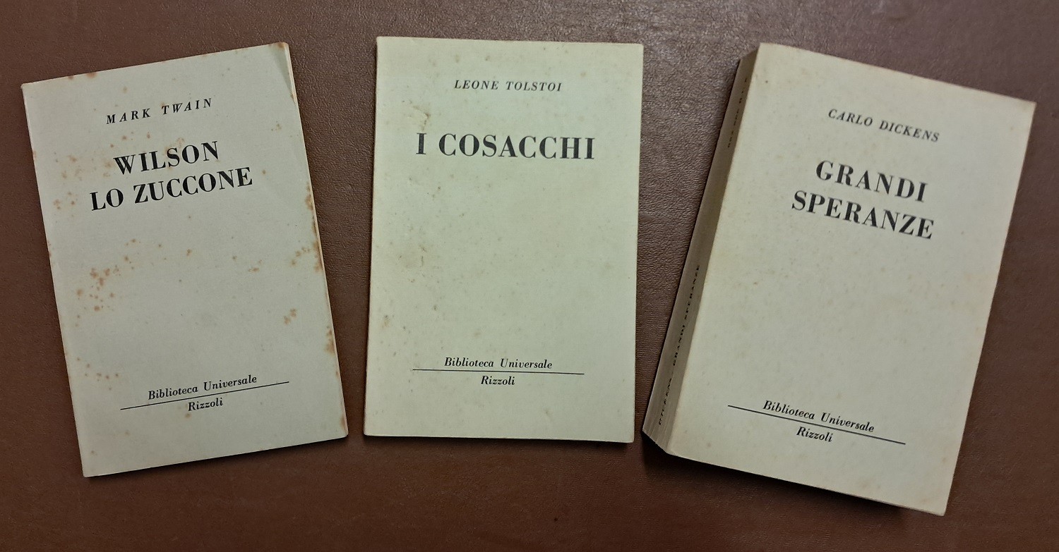 Twain, Wilson lo zuccone – Tolstoj, I cosacchi – Dickens, …