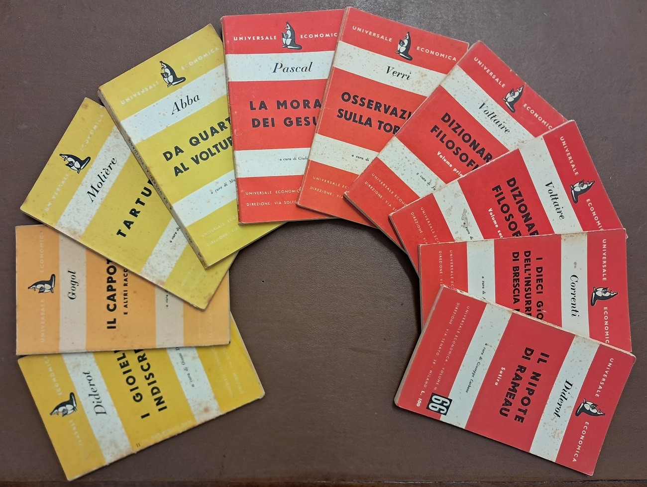 Universale economica, 1949-1952, 9 voll.