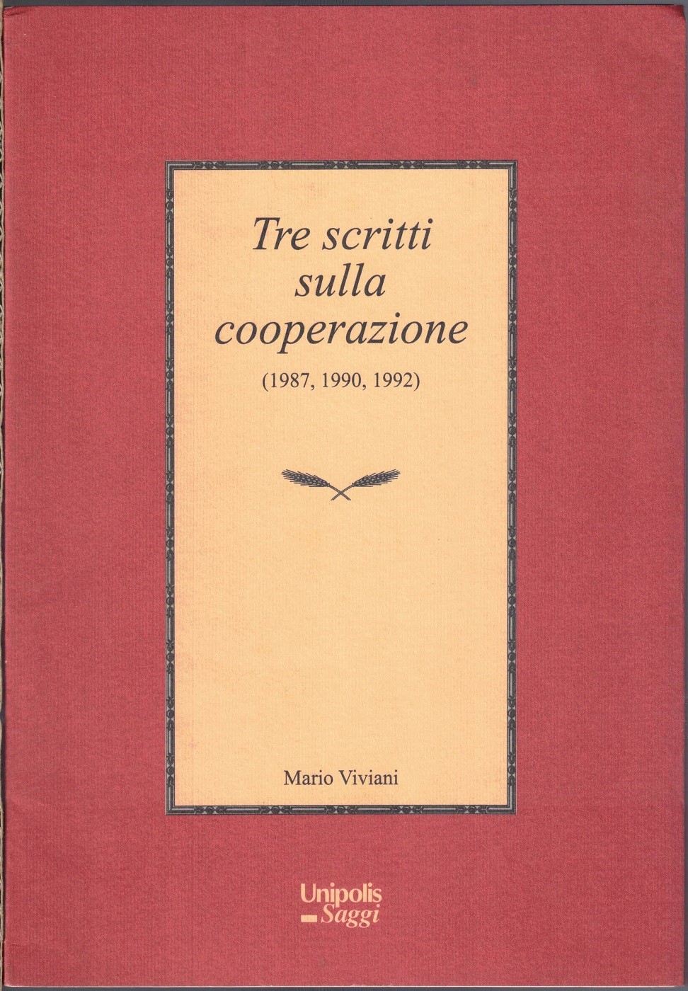 Viviani, Tre scritti sulla cooperazione