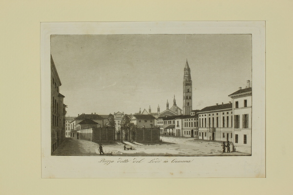 GANDINI FRANCESCO. Piazza detta del Lodi in Cremona.