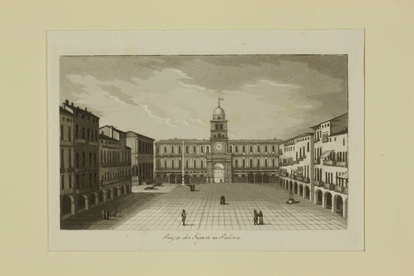 GANDINI FRANCESCO. Piazza dei Signori in Padova