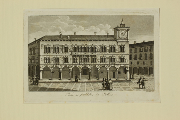 FRANCESCO GANDINI. Palazzo pubblico in Belluno.