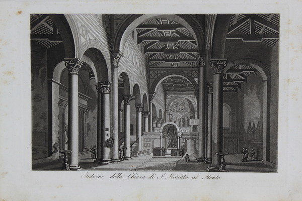 GANDINI FRANCESCO. Interno della Chiesa di S. Miniato al Monte.