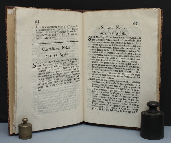 Stampa Albani al taglio.