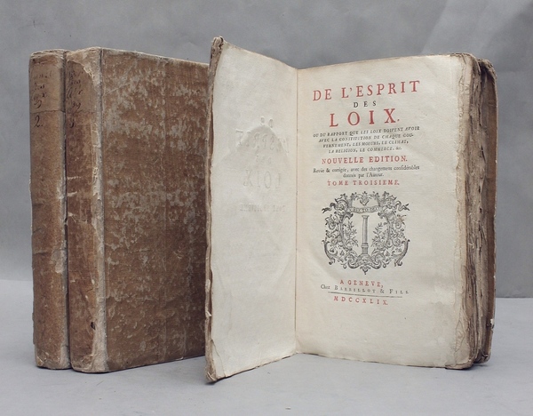 De l'Esprit des Loix. Ou du rapport que les loix …