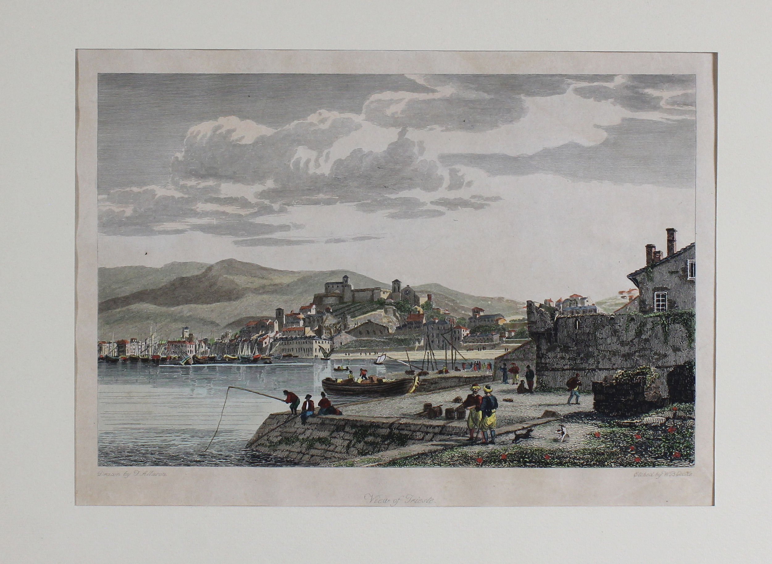 ALLASON THOMAS - COOKE WILLIAM BERNARD. View of Trieste. - …