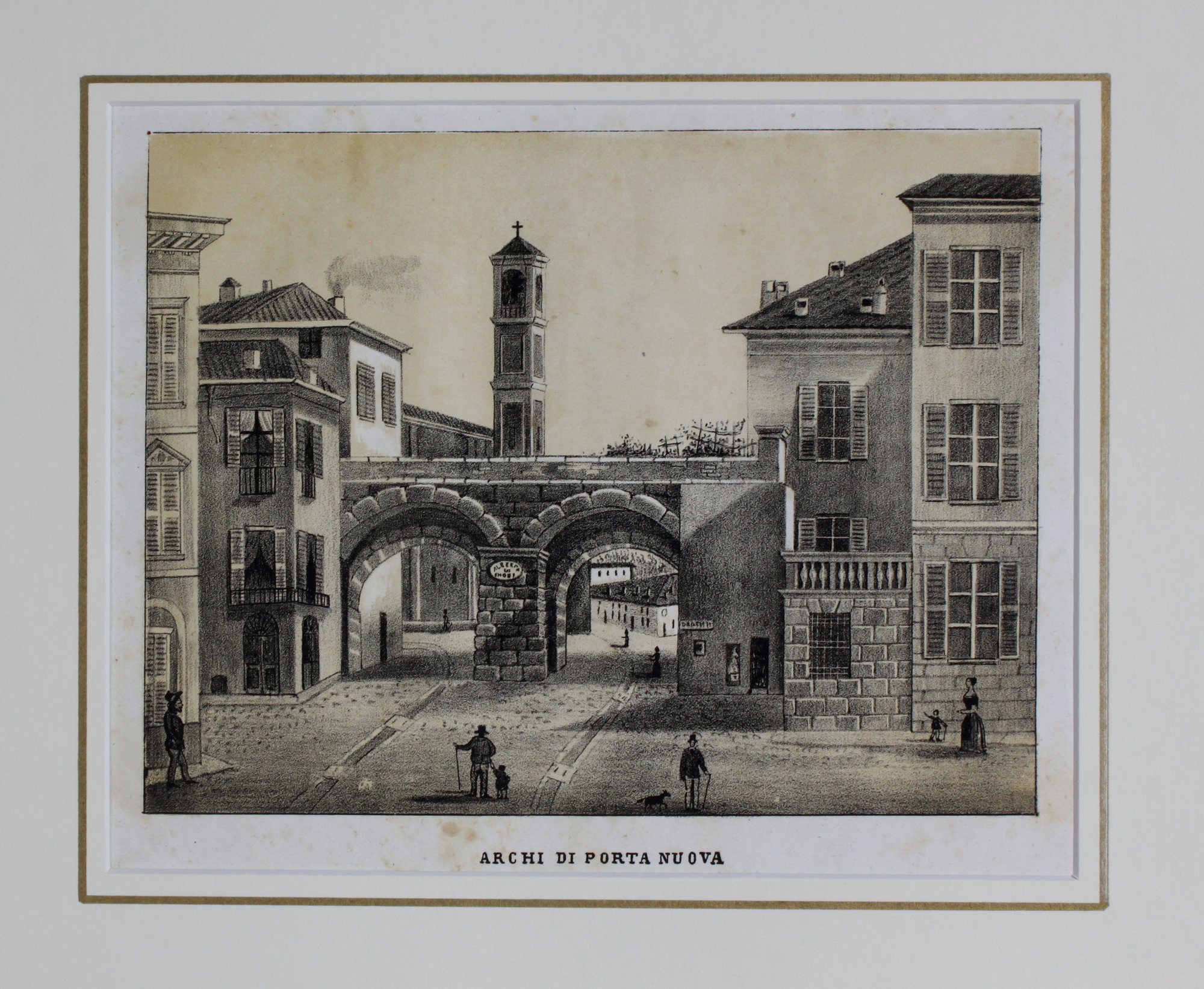 Archi di Porta Nuova. Milano, Giuseppe Ramazzotti e Luigi Bezzera, …