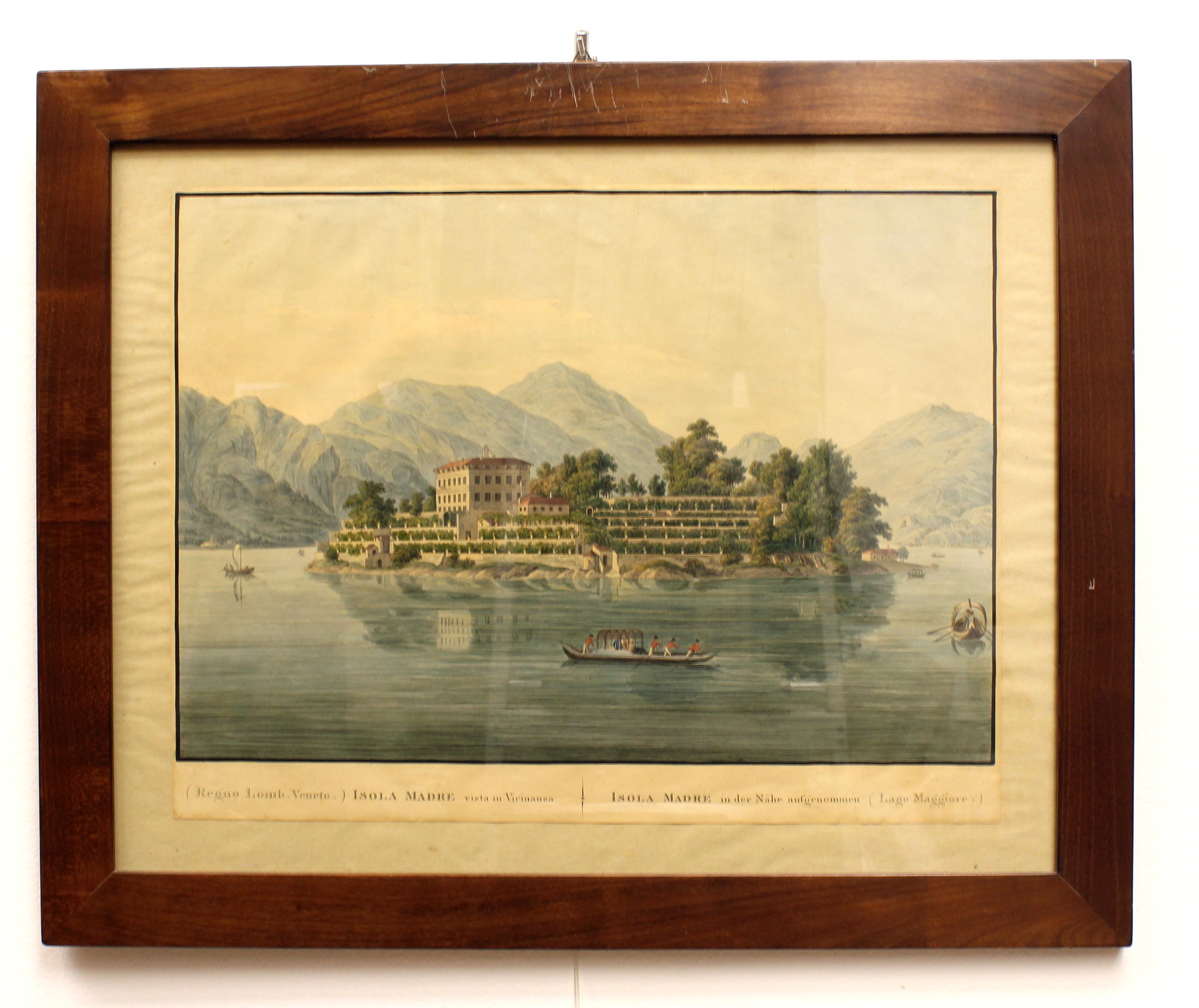 (ARTARIA FERDINANDO). Isola Madre vista in Vicinanza - Isola Madre …