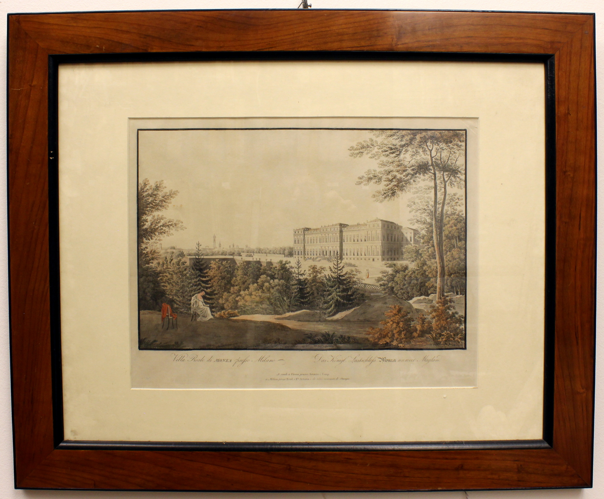 ARTARIA FERDINANDO. Villa Reale di Monza presso Milano. Das Königl. …