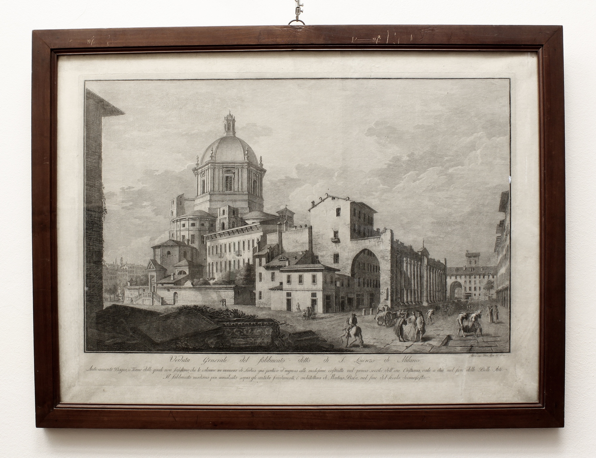 ASPARI DOMENICO. Veduta Generale del fabbricato detto di S. Lorenzo …