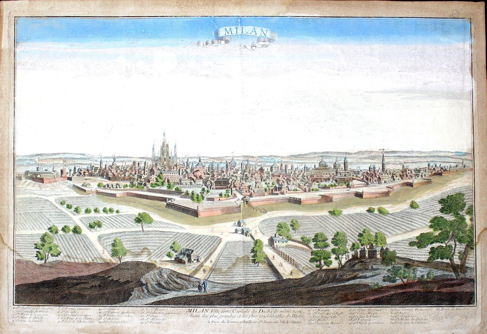 (AVELINE ANTOINE). Milan. Parigi, chez Esnauts et Rapilly, rue Saint …