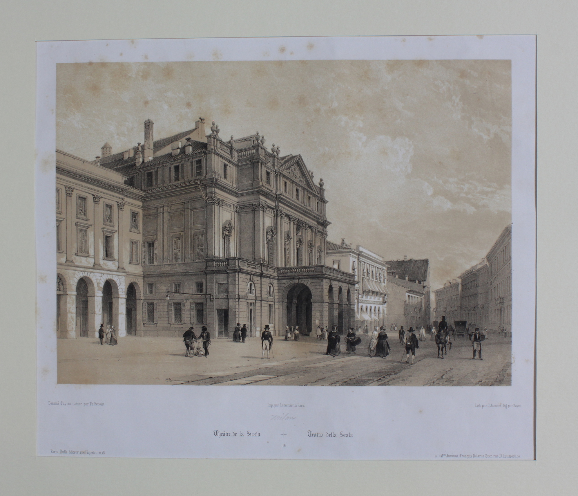 BENOIST PHILIPPE. Theatre de la Scala / Teatro della Scala. …