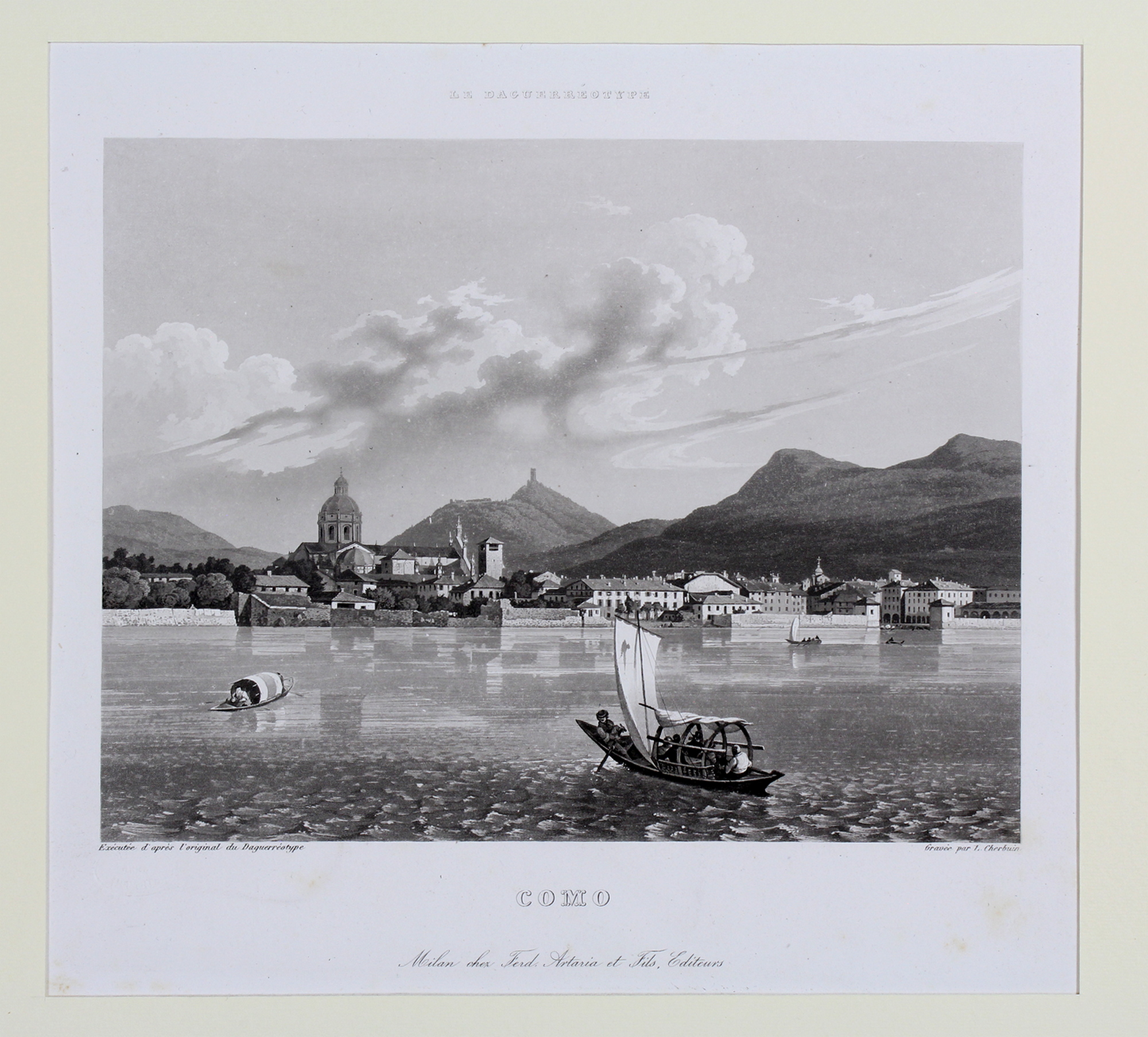 CHERBUIN LUIGI. Como. Milano, Artaria et Fils, 1840 ca.