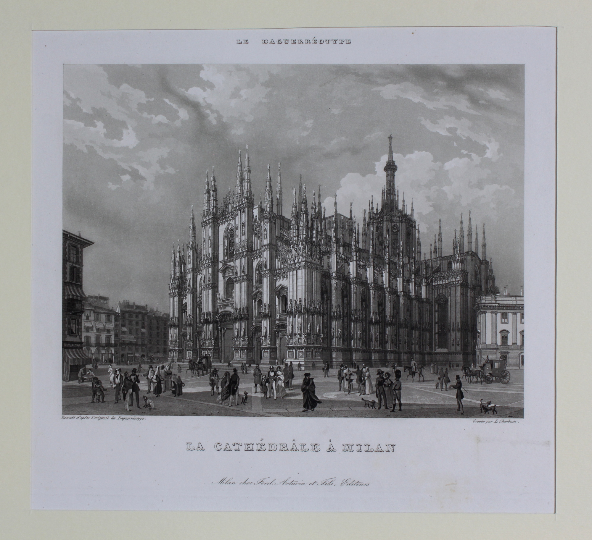 CHERBUIN LUIGI. La Cathédrale à Milan. Milano, Artaria et Fils, …