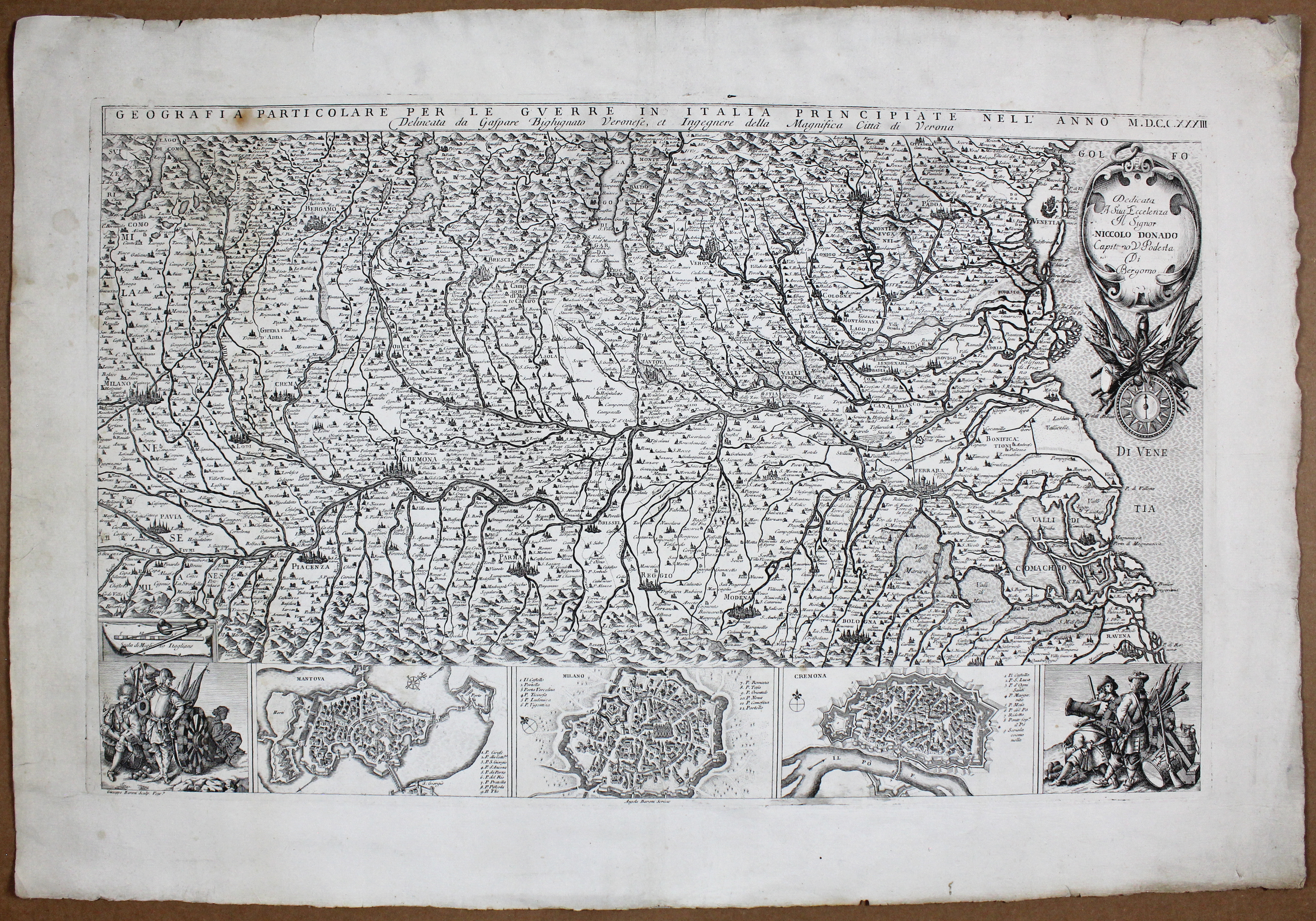 Geografia Particolare Per Le Guerre In Italia Principiate nell'Anno M.D.C.C.XXXIII …