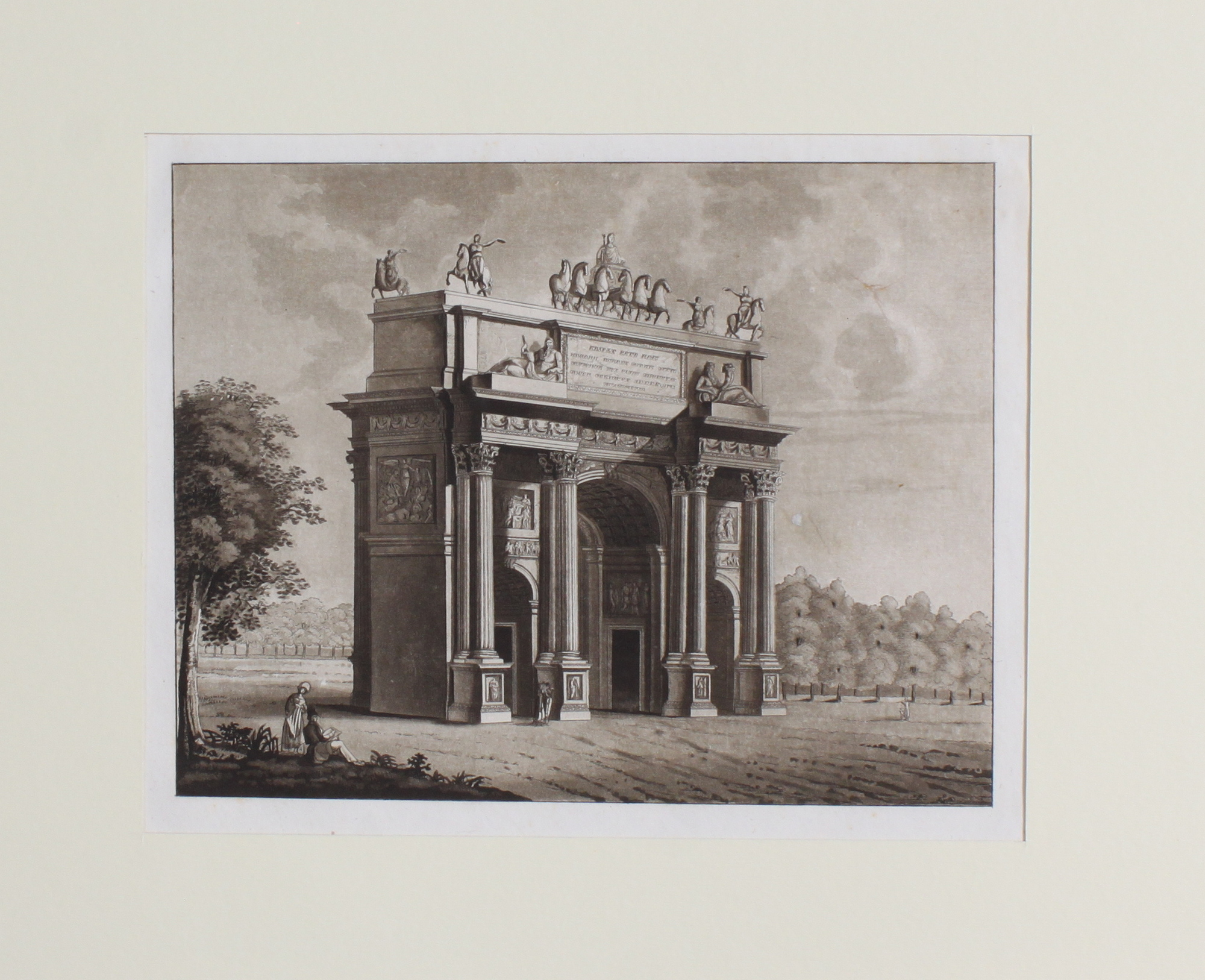 (LANDINI DOMENICO). (Arco della Pace). Milano, Presso F.lli Bettalli, Contrada …
