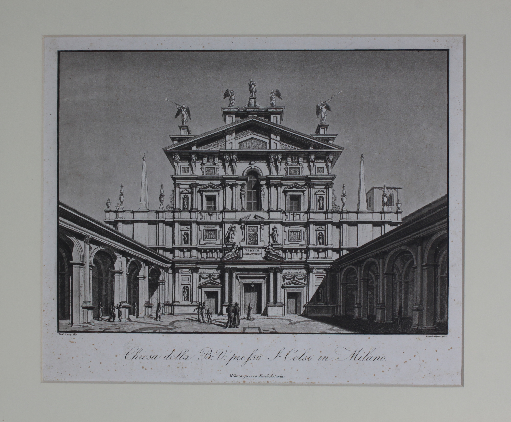 LOSE FEDERICO - CASTELLINI GIUSEPPE. Chiesa della B: V: presso …