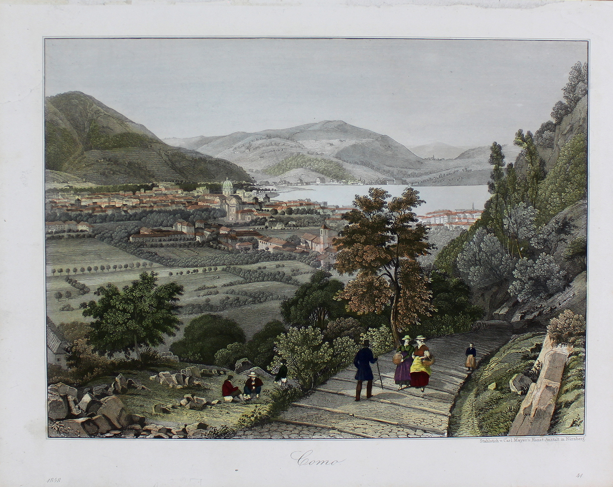 MAYER CARL. Como. Norimberga, (1850 ca).
