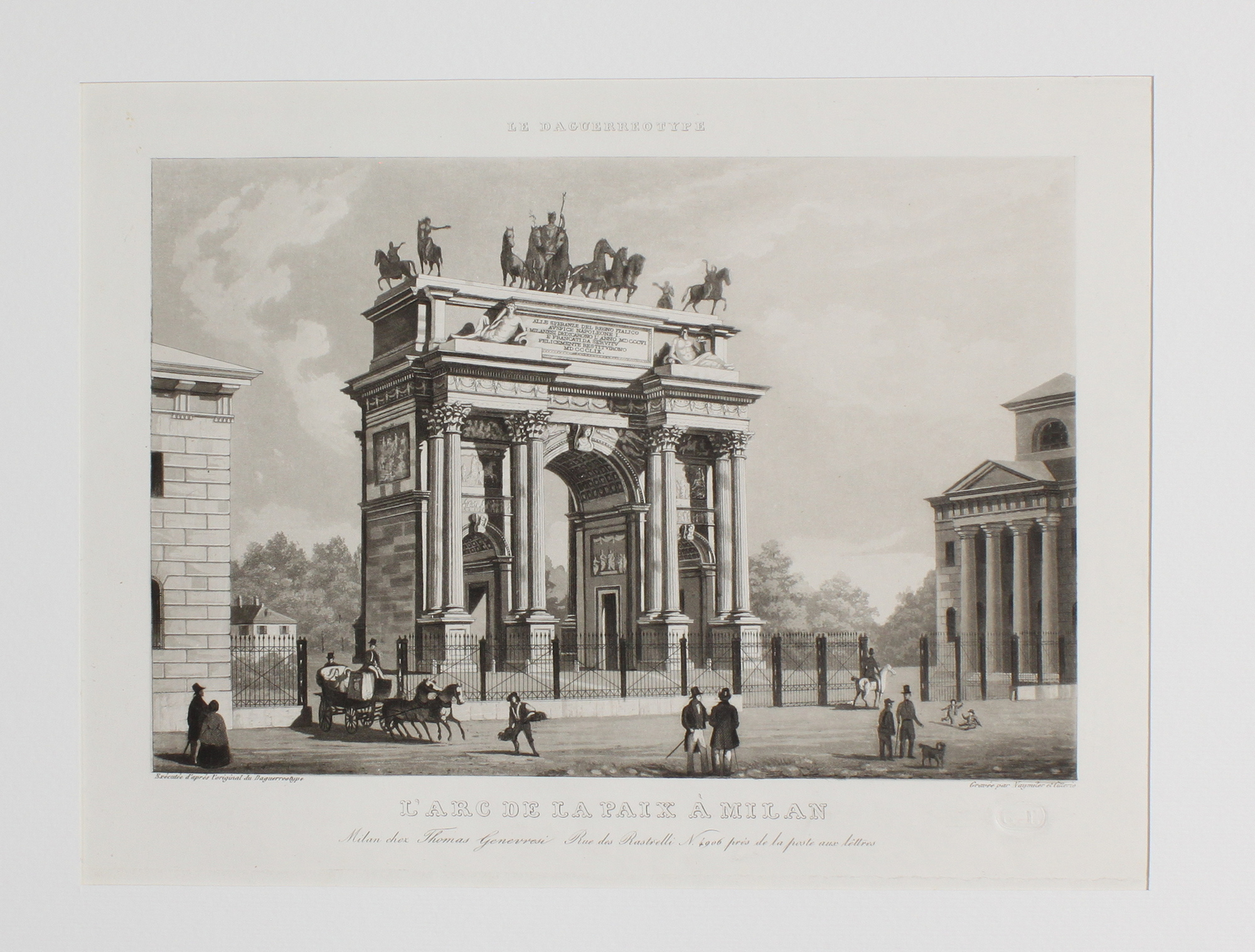 NAYMILLER FILIPPO - CITTERIO FRANCESCO. L'Arc de la Paix à …