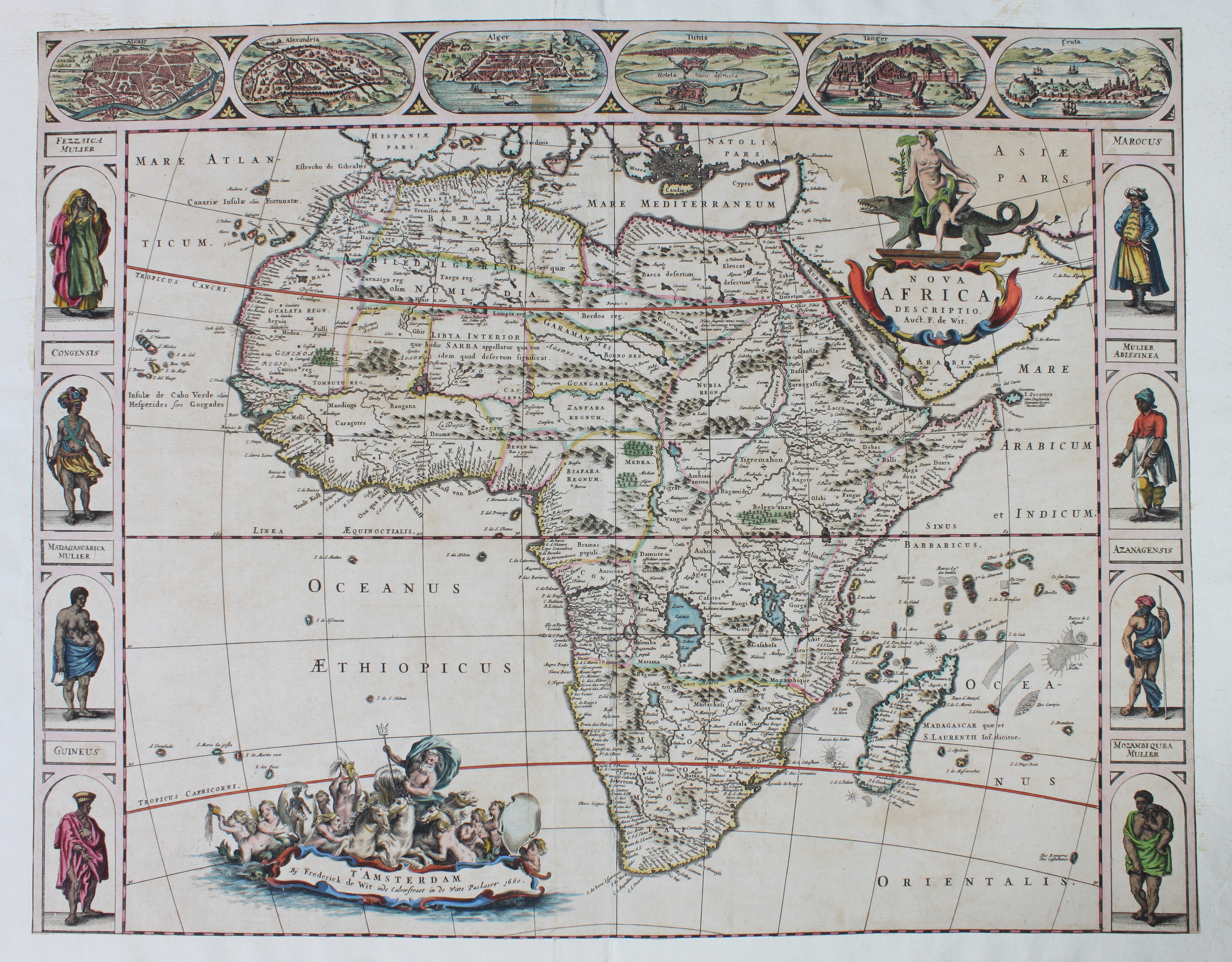 Nova Africa descriptio. Amsterdam, 1660.