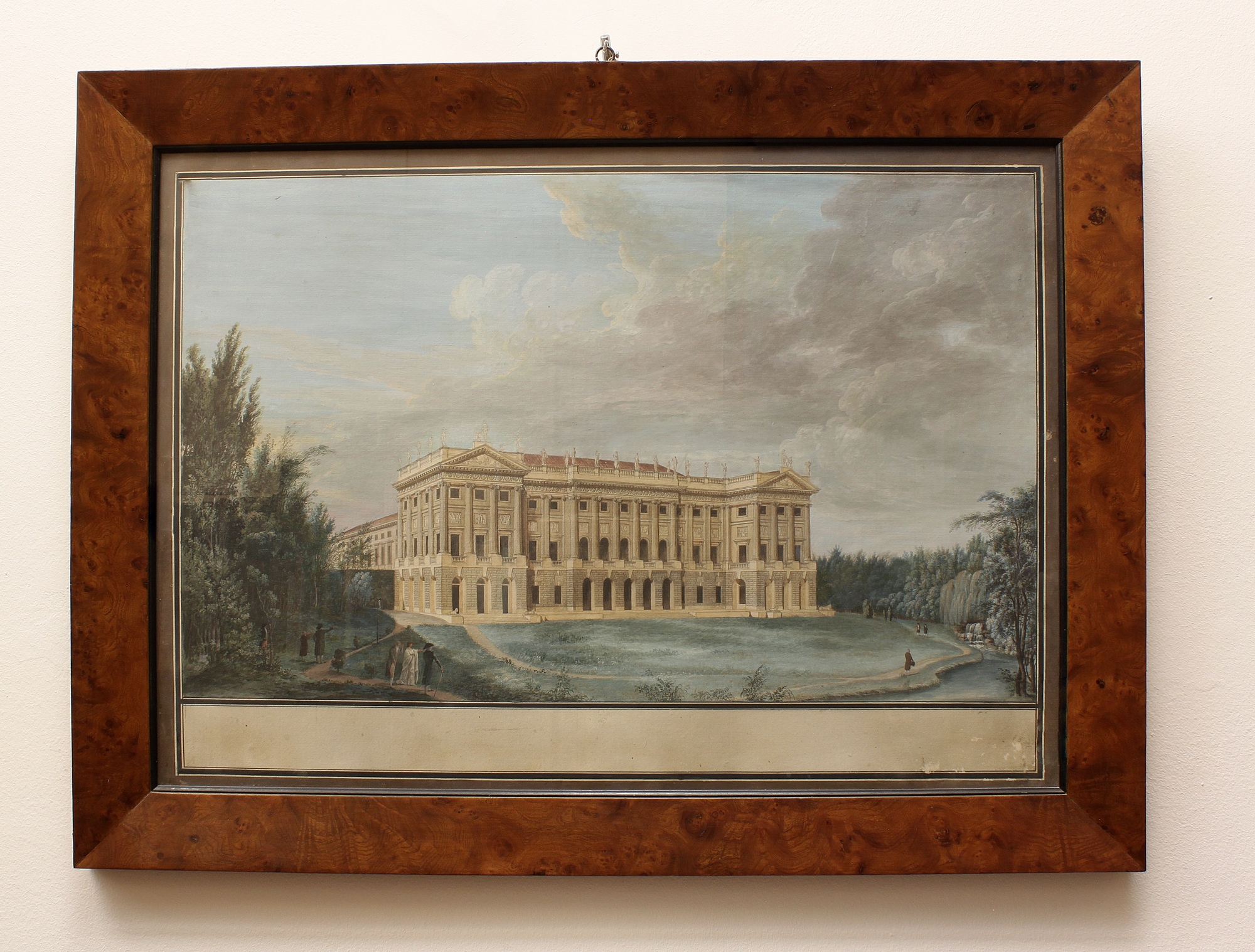 POLLACK LEOPOLD. Veduta di Villa Reale dalla parte del giardino. …