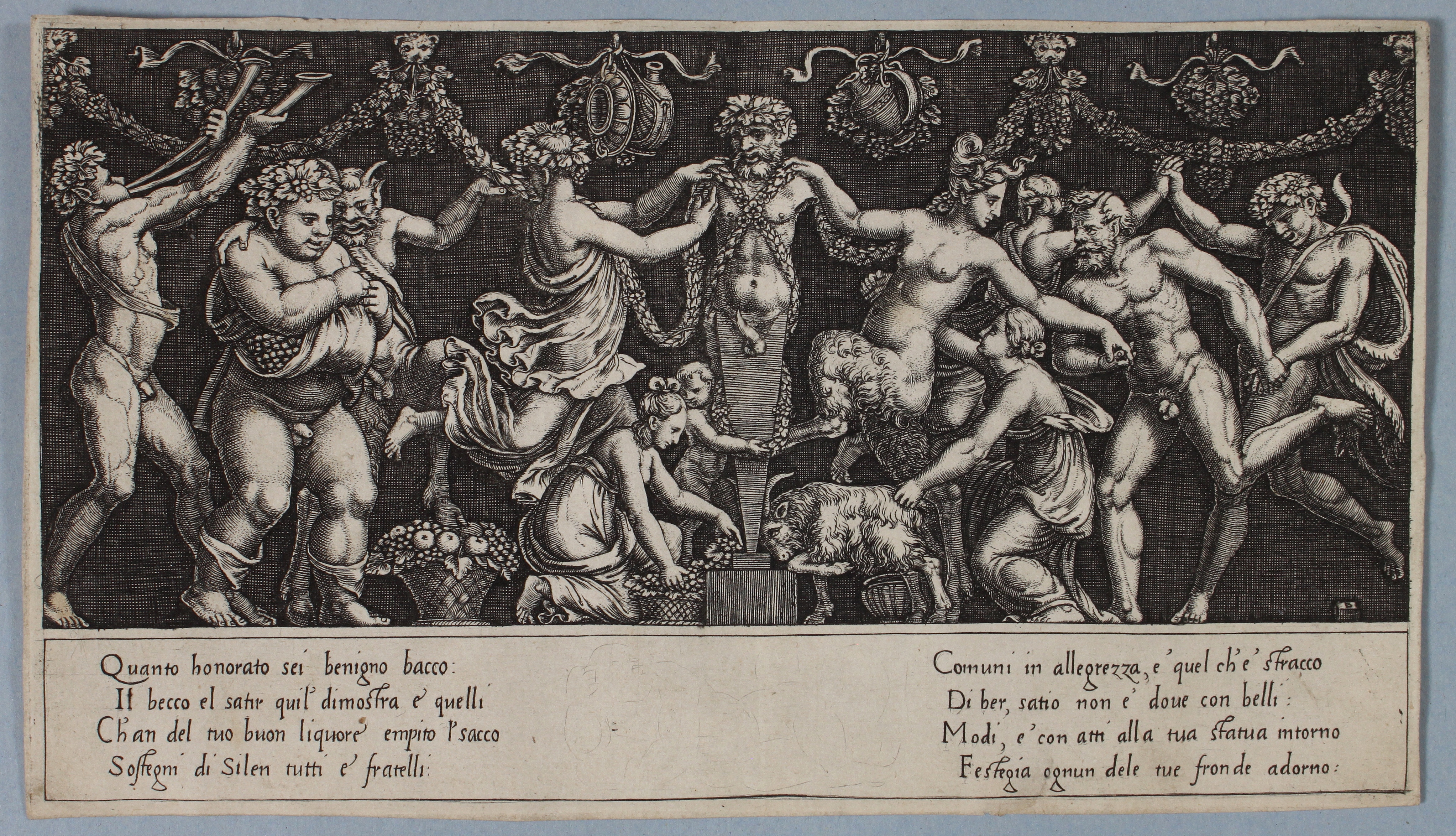 Quanto honorato sei benigno Bacco… Roma, 1532 ca.