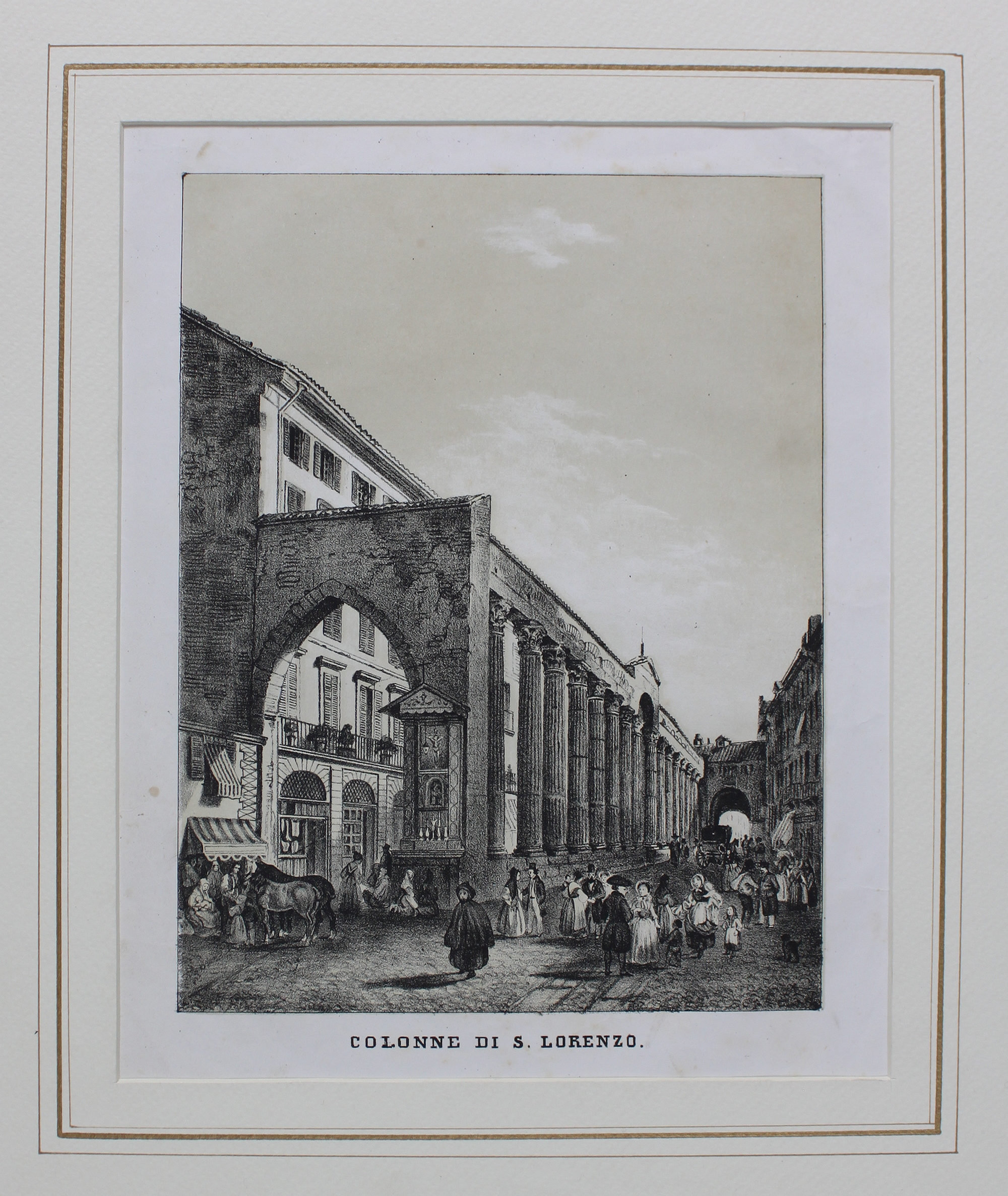 RAMAZZOTTI GIUSEPPE - BEZZERA LUIGI. Colonne di S. Lorenzo. Milano, …