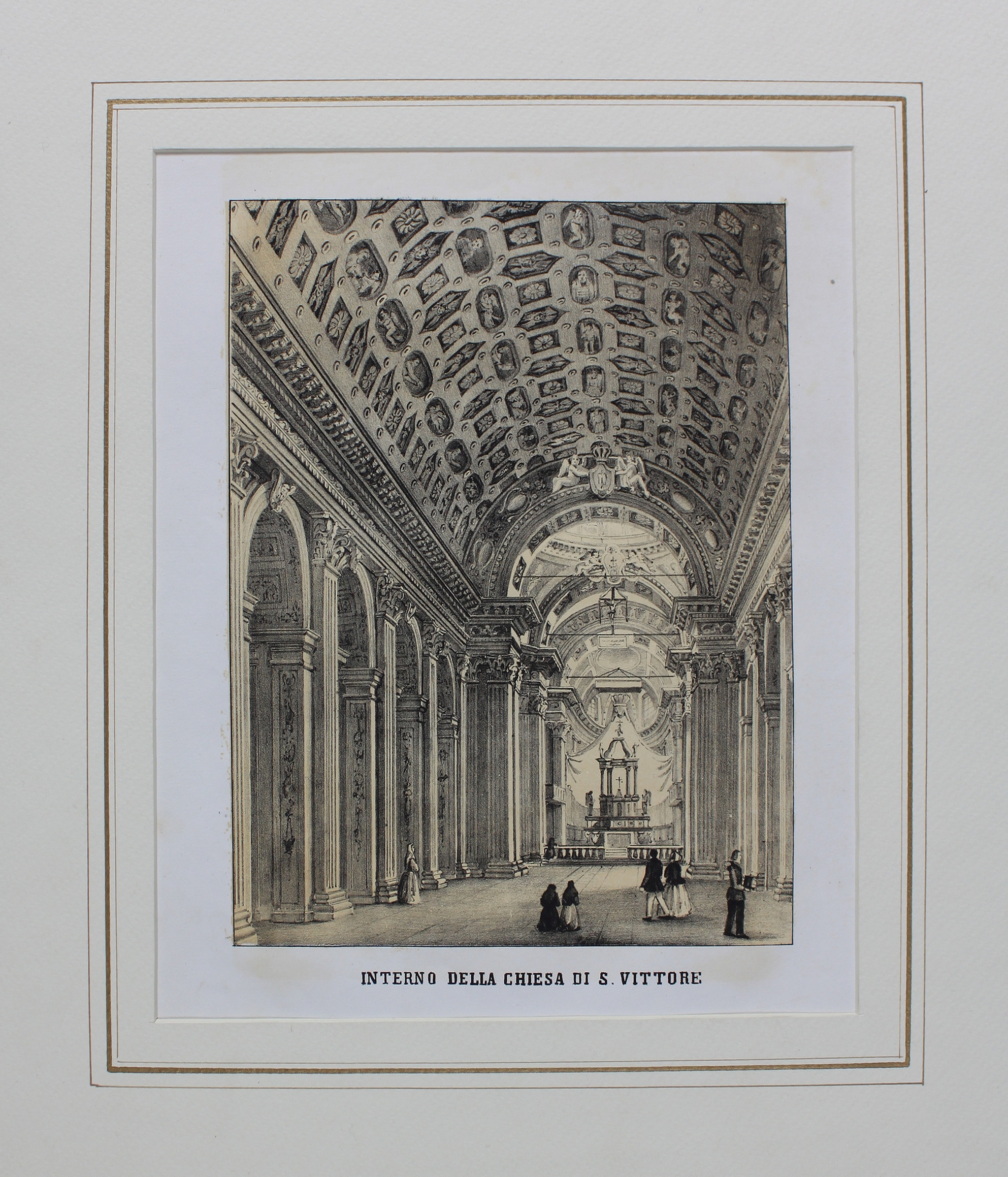 RAMAZZOTTI GIUSEPPE - BEZZERA LUIGI. Interno della chiesa di S. …