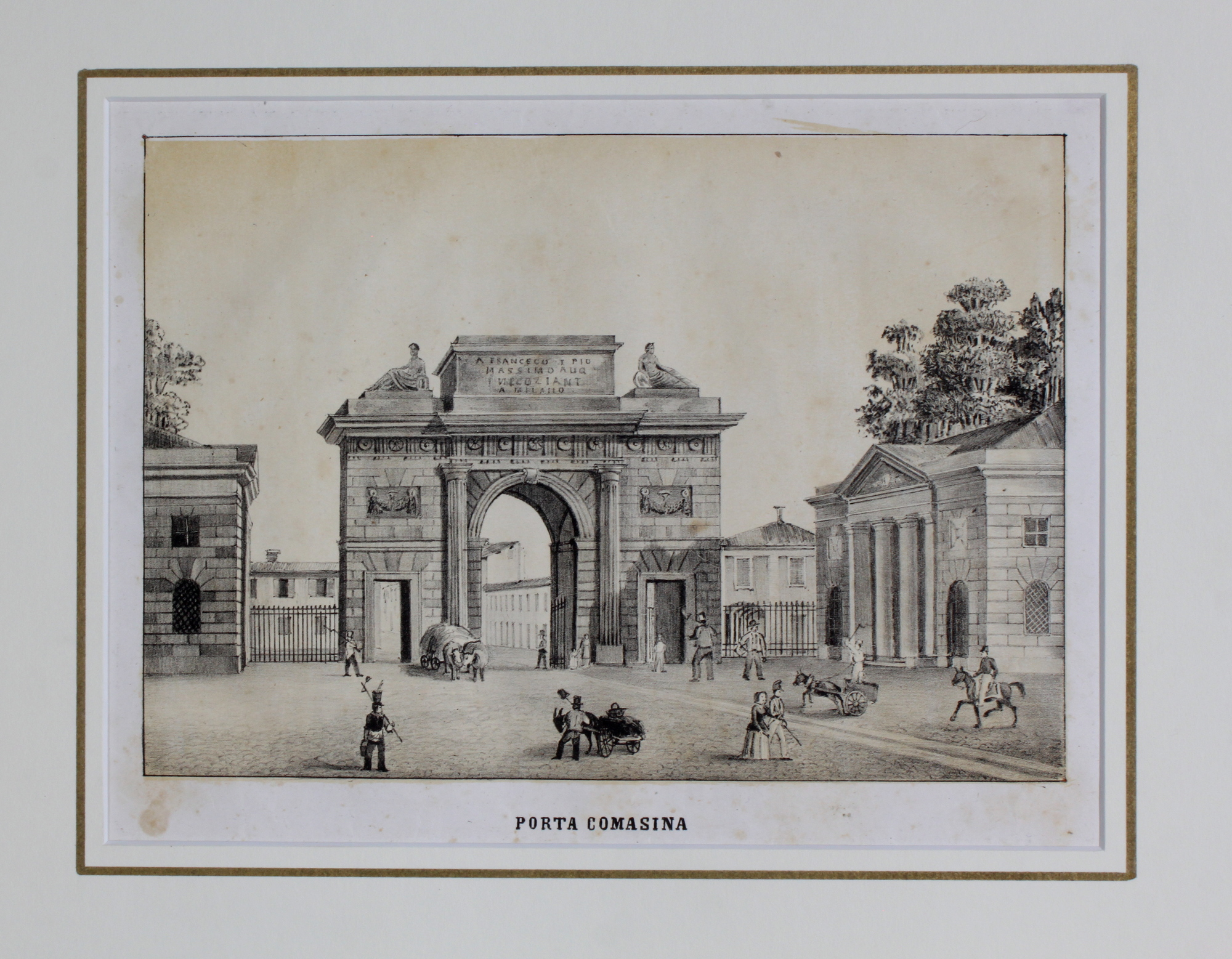 RAMAZZOTTI GIUSEPPE - BEZZERA LUIGI. Porta Comasina. Milano, Giuseppe Ramazzotti …